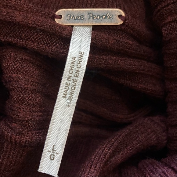 FREE PEOPLE Billie Mock Ribbed Crop Pullover Sweater - Picture 4 of 9